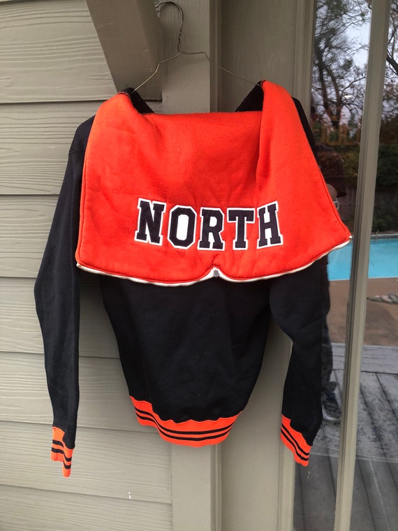 Vintage Champion Cheerleader Jacket Medium North Blac… Gem
