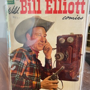 1954 Wild Bill Elliot #14 Dell comic book VG Western Cowboy