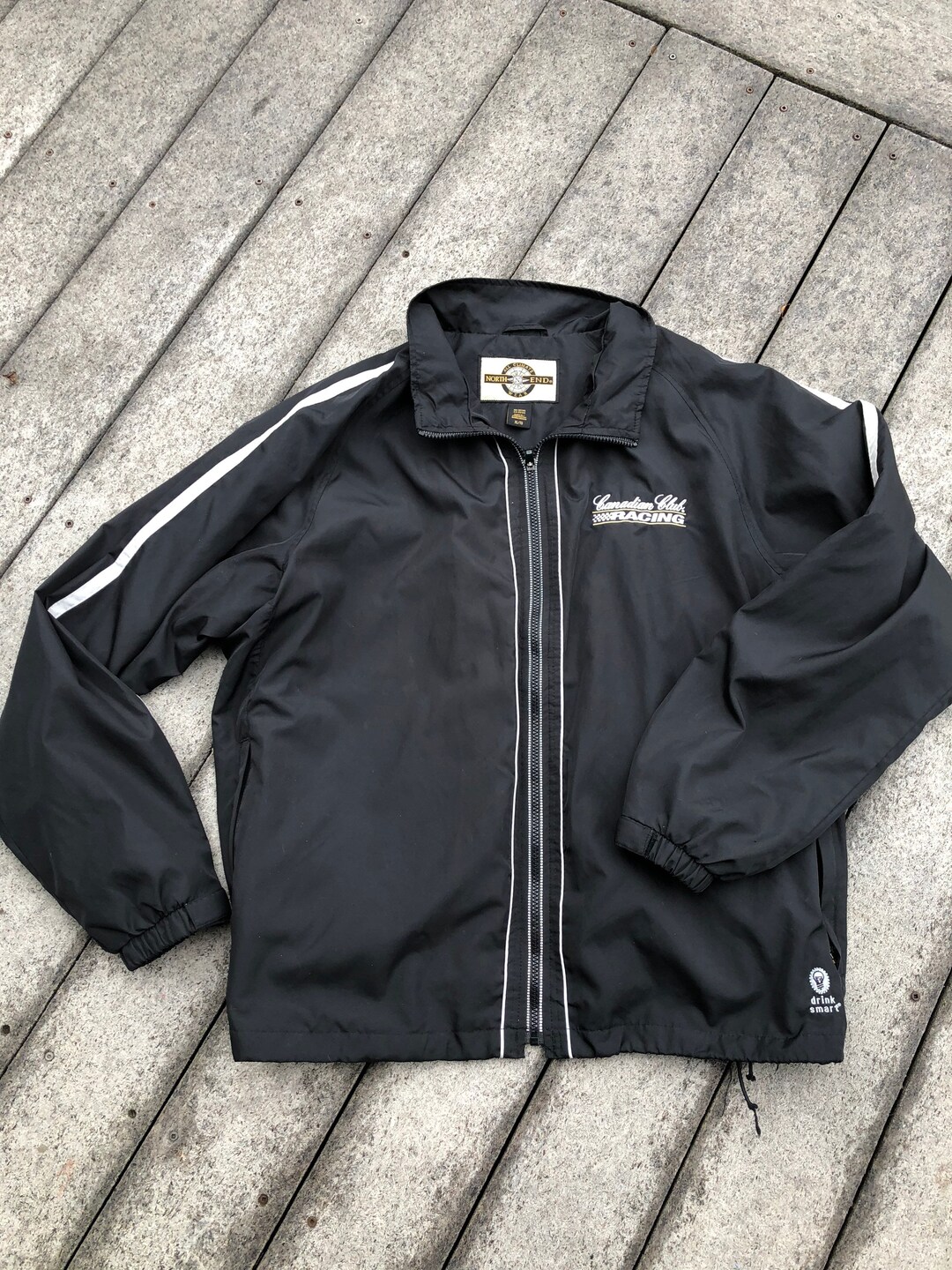 Canadian Club Racing XL Black Windbreaker Andretti - Etsy