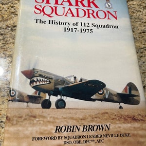 Shark Squadron RAF book WWII 1st HC dj by Robin Brown 1994