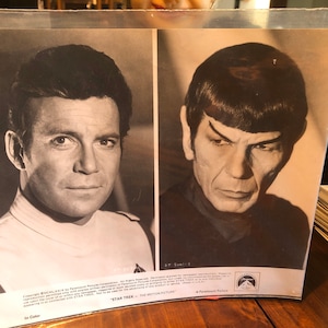 1979 Star Trek Movie Promo Photograph 8X10 Kirk And Spock