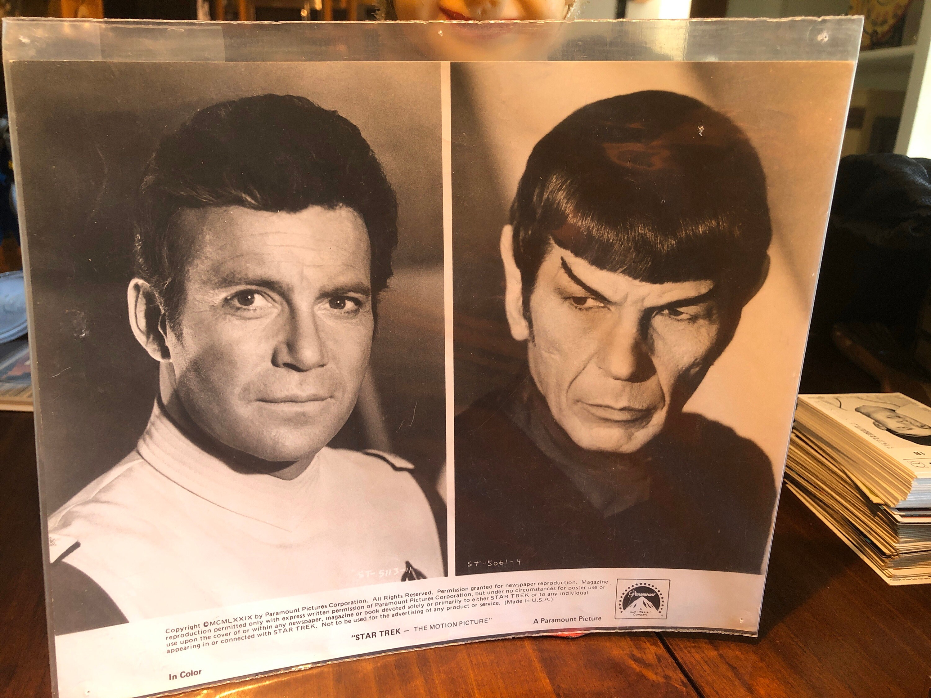 1979 Star Trek Movie Promo Photograph 8X10 Kirk and Spock - Etsy