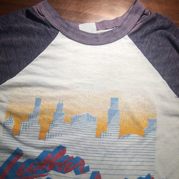 1984 Luther Vandross concert T-shirt vintage ragl… - image 4