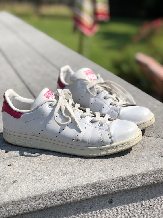 vela para agregar Memorándum Adidas Stan Smith zapatos de tenis mujer talla 7 Rosa - Etsy España