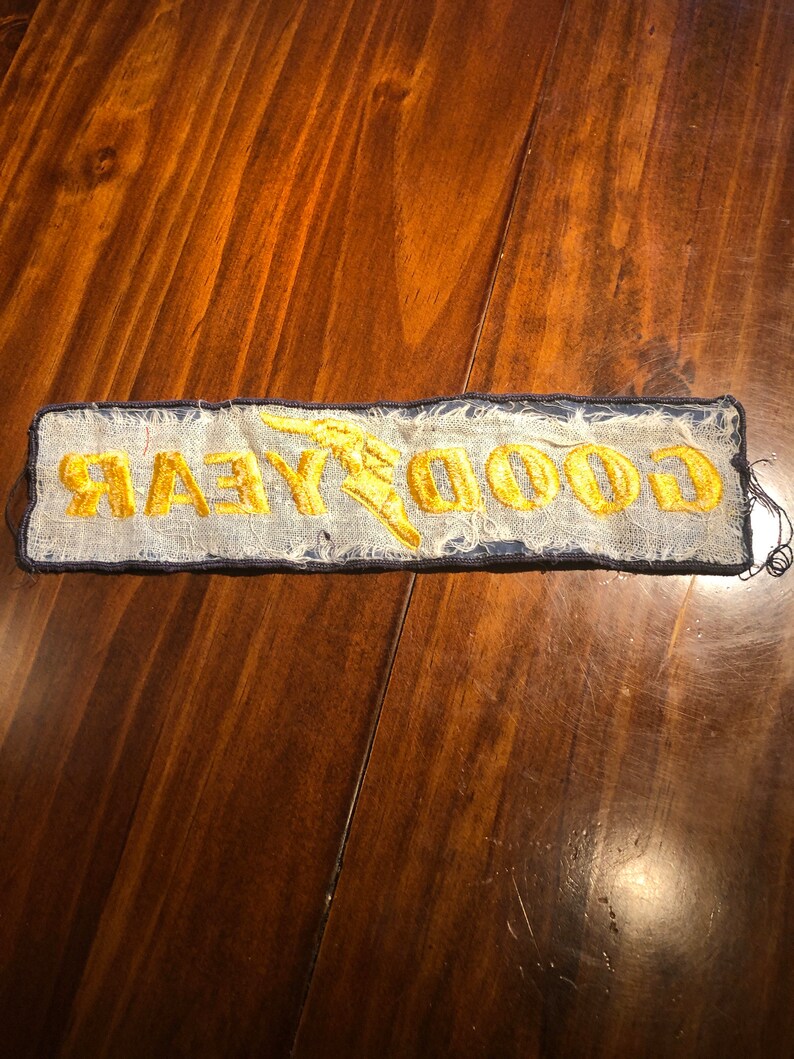 Vintage Goodyear Tires Patch 11 Etsy