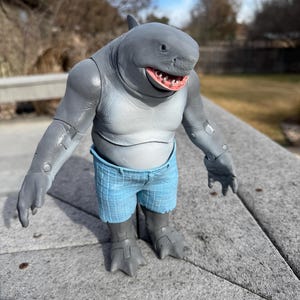 Mcfarlane DC Universe King Shark BAF Complete Loose Figure 9”