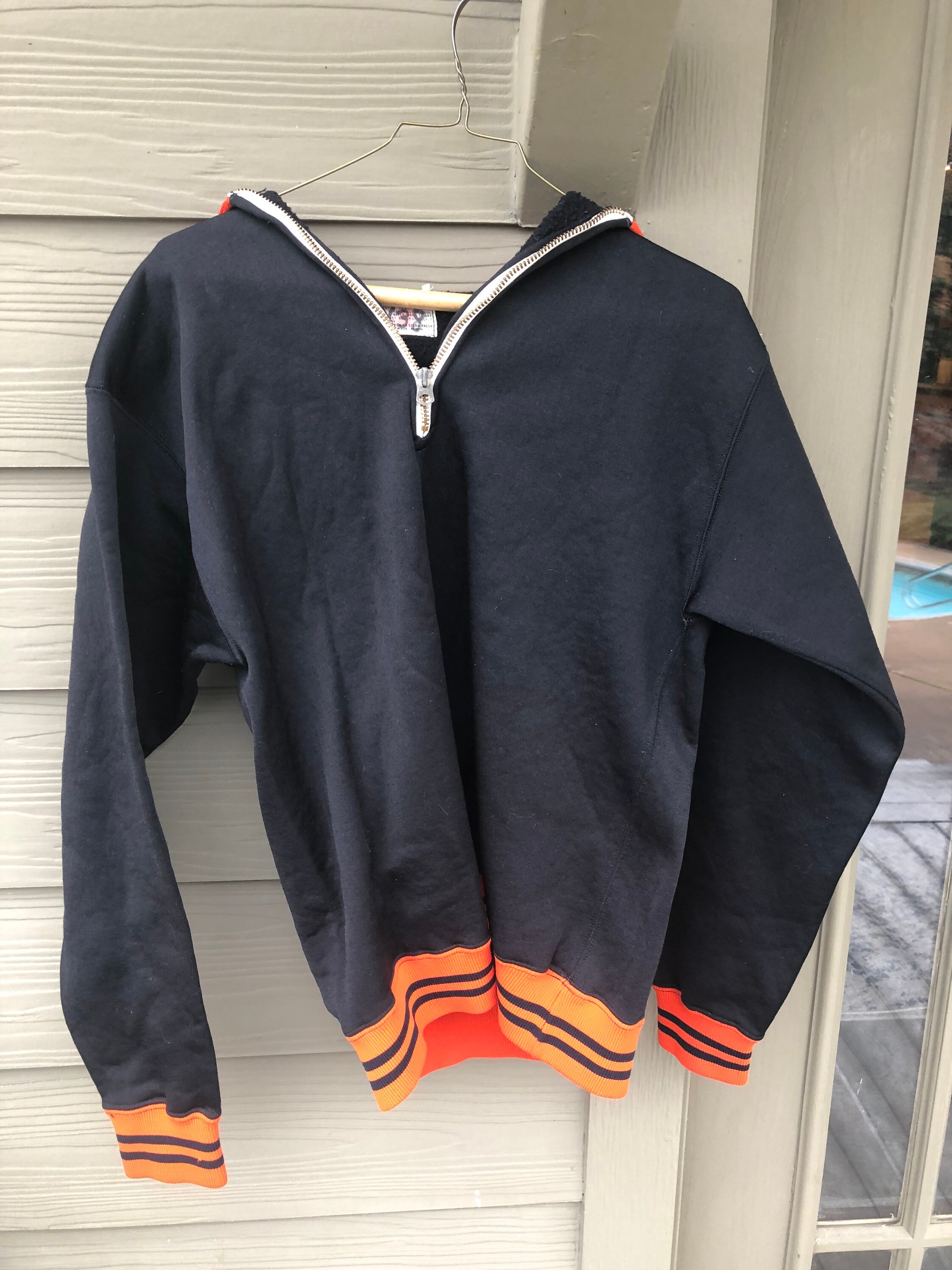 ◆5252BYOiOi X REEBOK◆CL 52 W cheerleader jacket Vintage Champion Cheerleader Jacket Medium North Black and