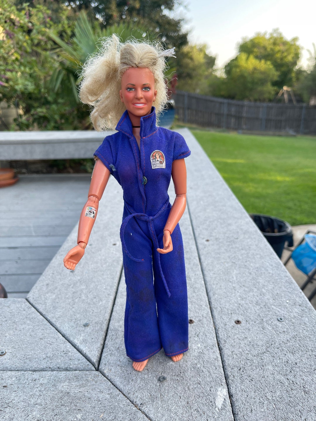 Bionic Woman Action Figure Jamie Summers 1976 Six Million Dollar Etsy