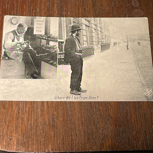 RPPC Salvation Army Shoe Shop Postcard