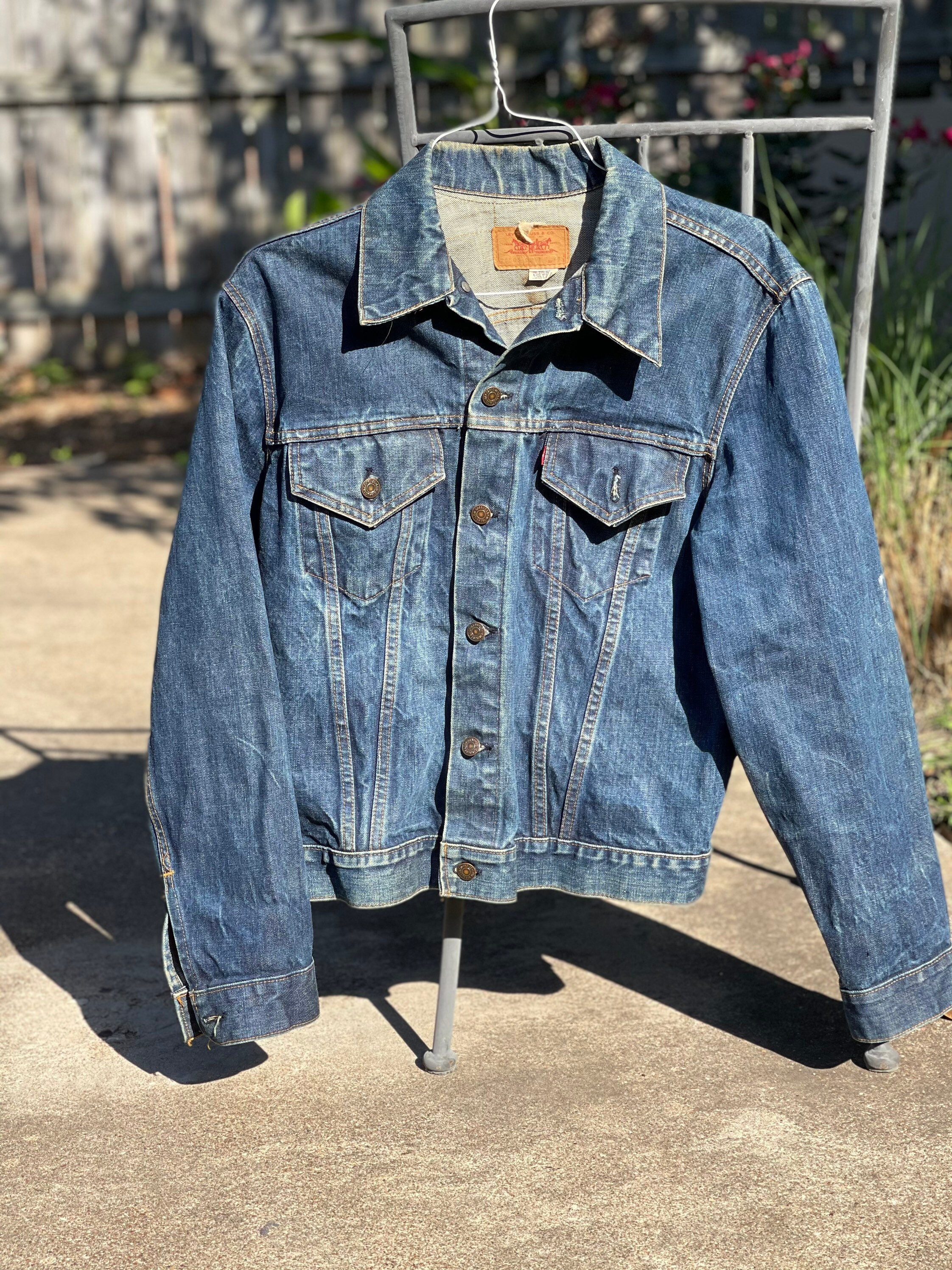 1970s Levis Vintage Denim Trucker Jacket Type III Size 46 2 - Etsy UK