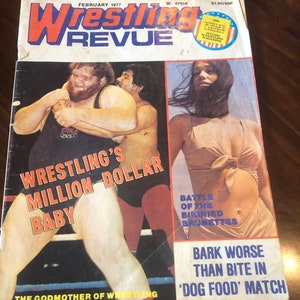 February  1977 Wrestling Revue  Magazine