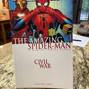 Amazing Spider-Man Civil War Graphic novel paperback