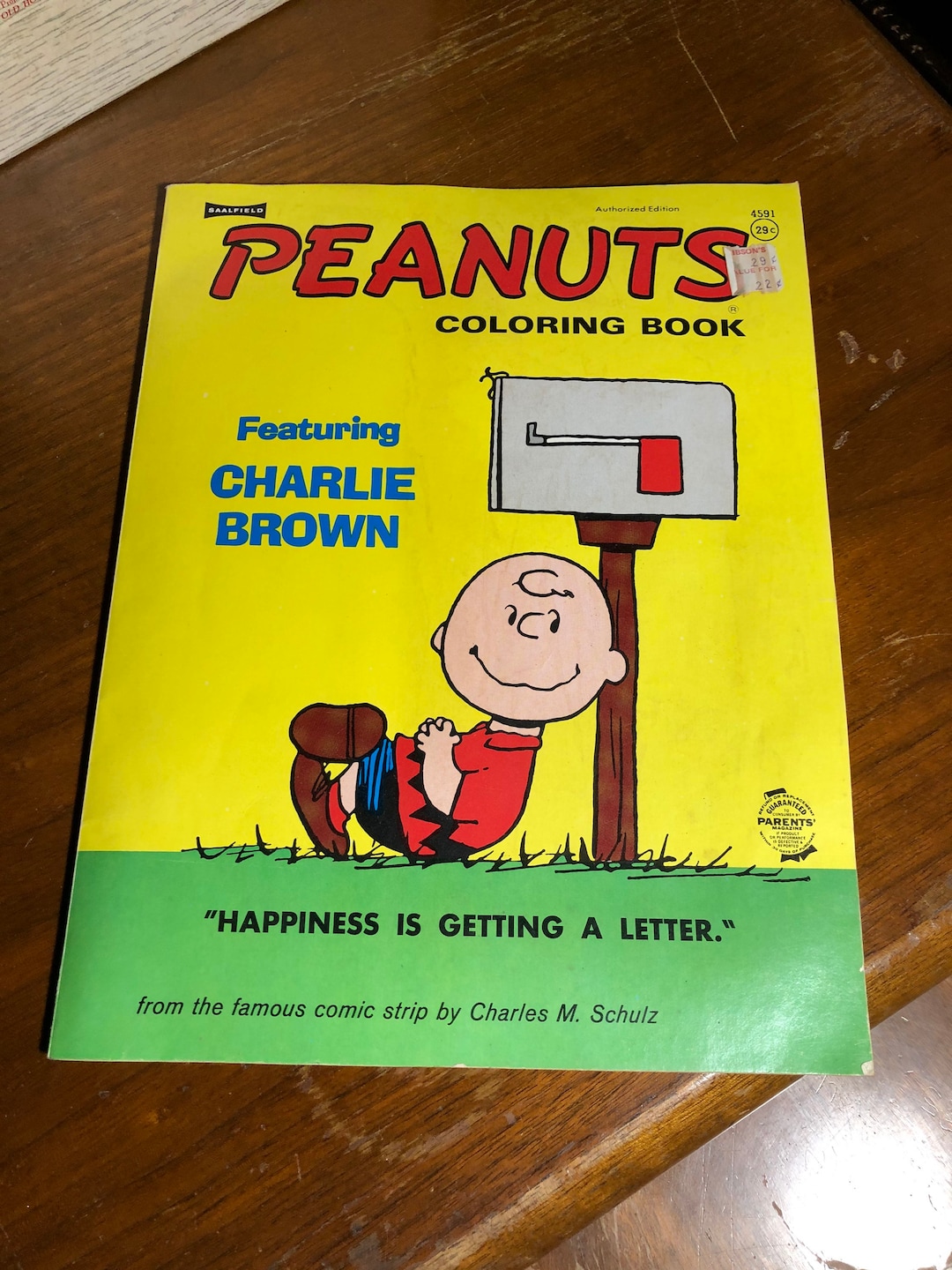 Peanuts Coloring Book Charlie Brown 1970 Saalfield Vintage Snoopy - Etsy