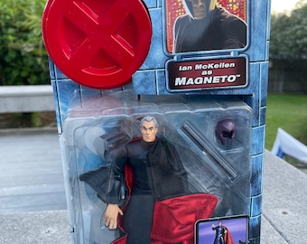 Magneto Action Figure X-Men The Movie Ian McKellen Toy Biz 2000 MOC