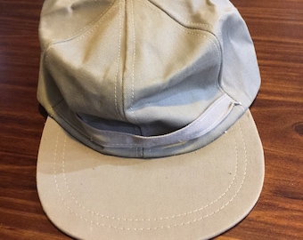 Vintage 1960's grey hunting hat cap water repellant size 7 1/4