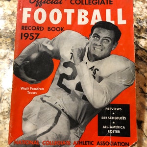 1957 Walt Fondren Texas NCAA college football record book