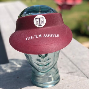 Texas A&M visor vintage Aggie football