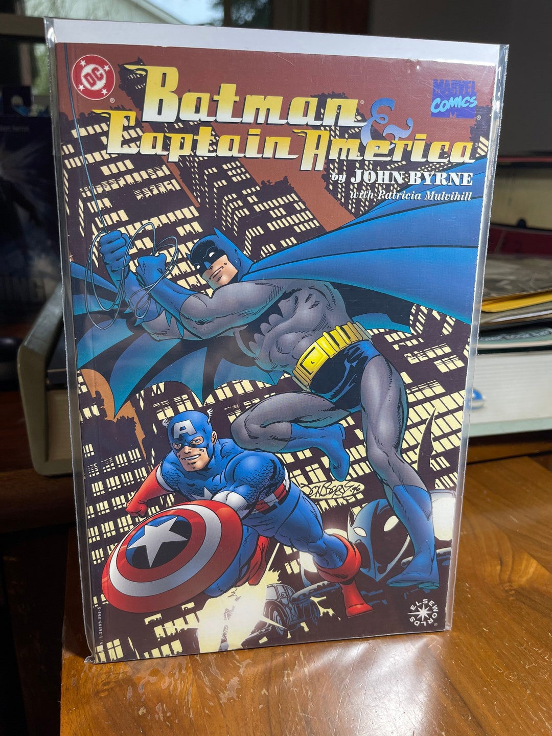 1996 Batman and Captain America by John Byrne - Etsy