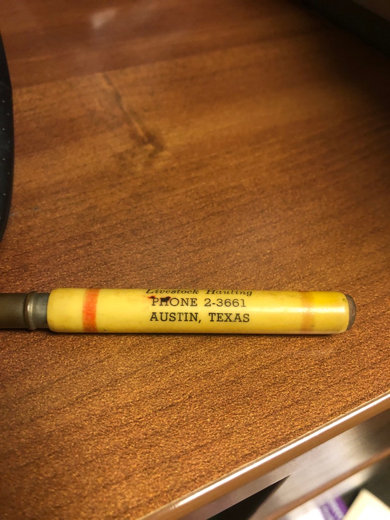 Bullet Pencil Austin Texas Ed Rohan Livestock Hauler