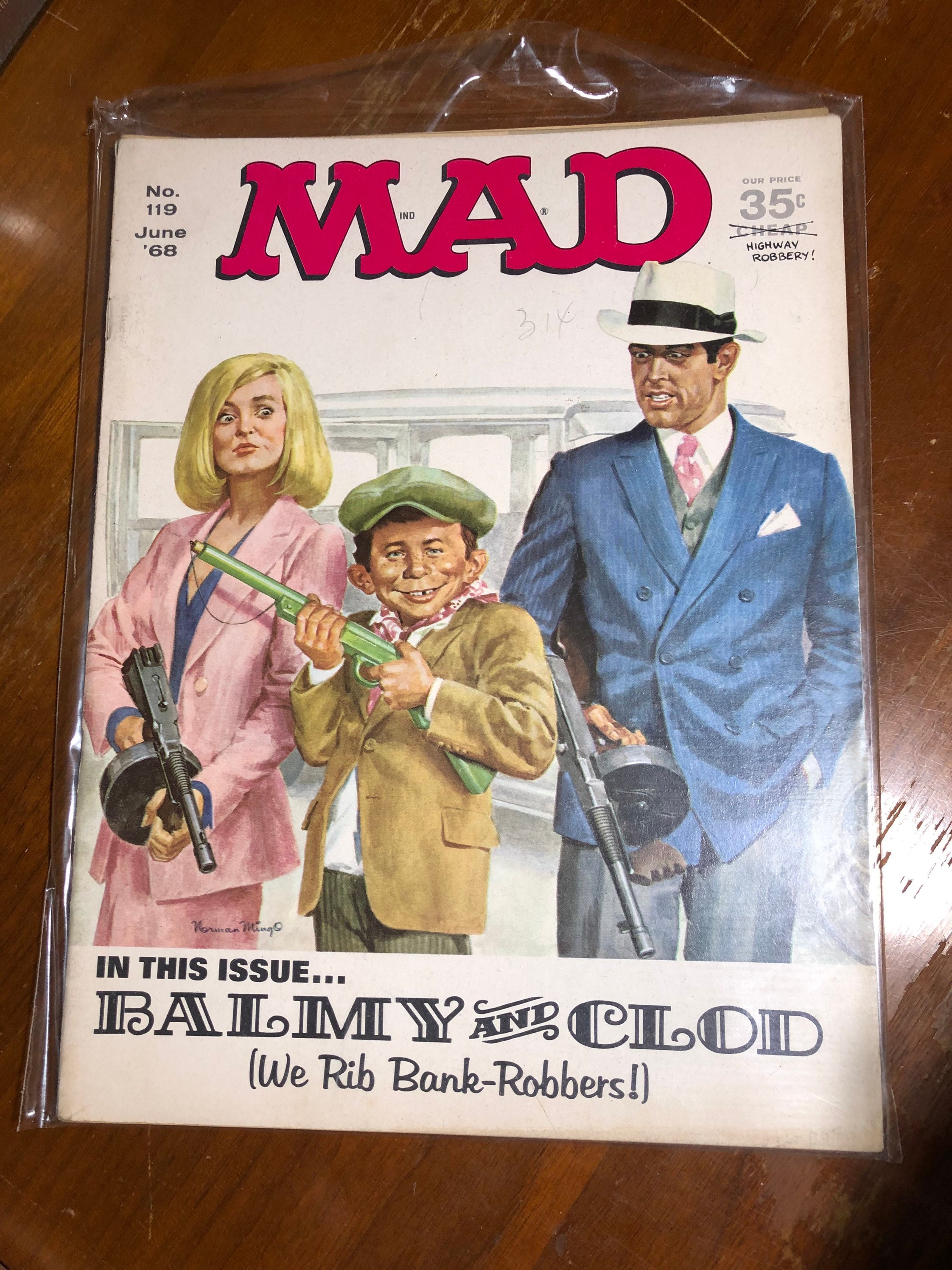 1968 Mad Magazine Issue 119 Alfred E . Neumann - Etsy