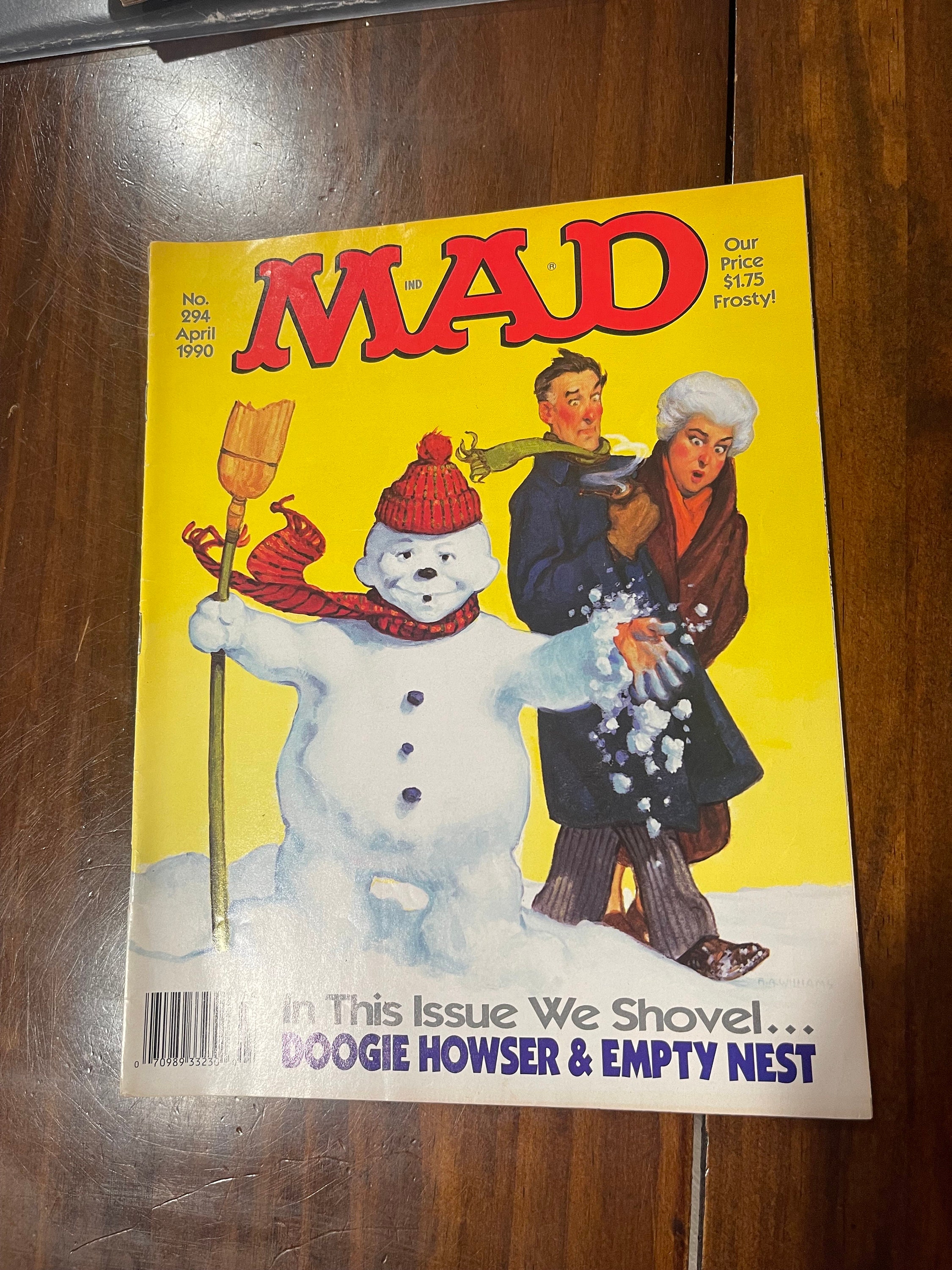 Vintage 1990 Mad Magazines - Etsy