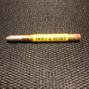 Bullet Pencil Swift & Henry Live Stock Company Kansas City  Missouri