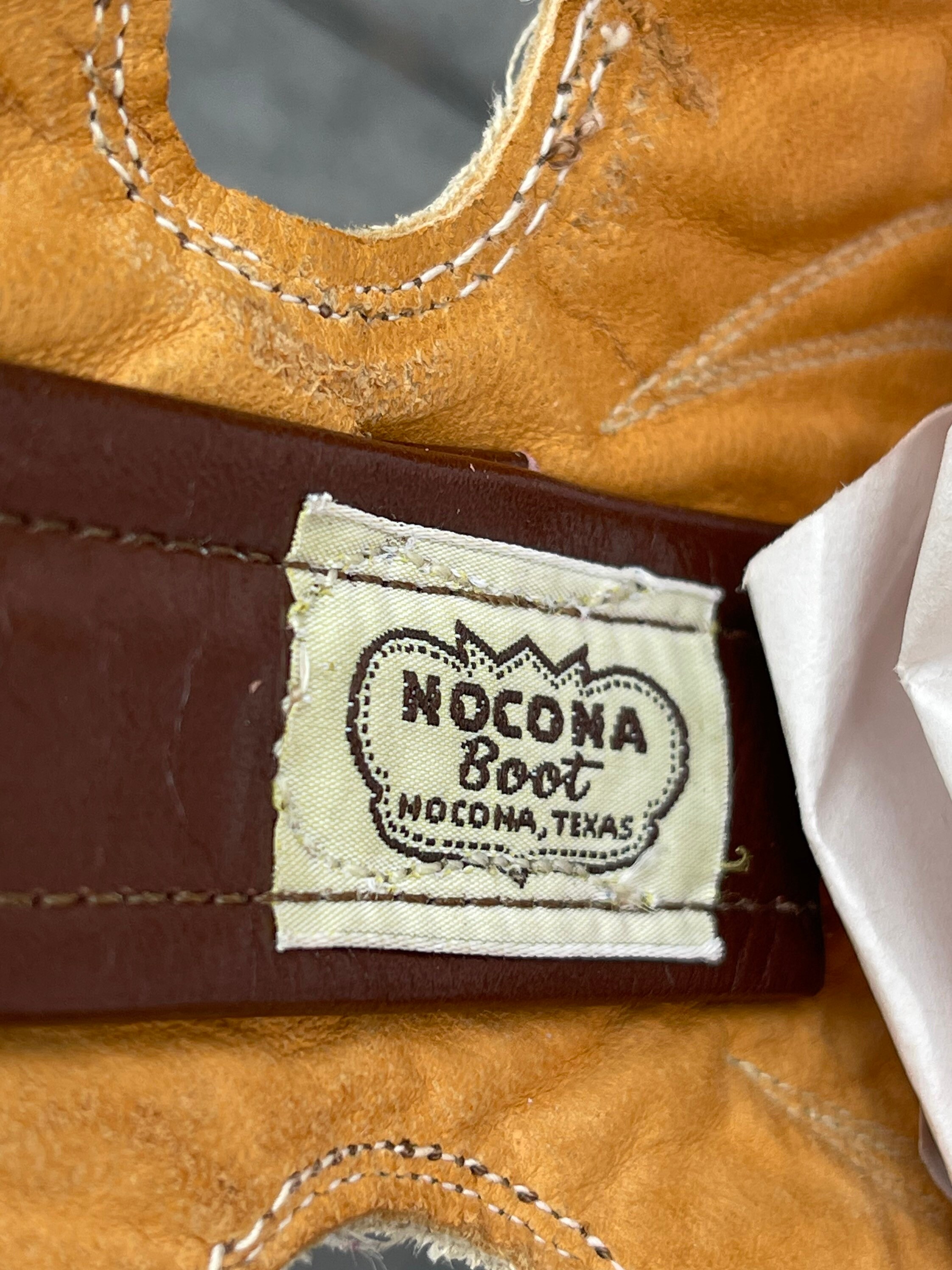Nocona Cowboy Boots Size 9 D Vintage Leather Brown Texas Etsy UK