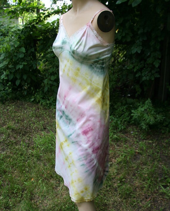 60s Ward Slip Dress Cheap Frills Custom Carnival … - image 1