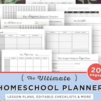 Printable Homeschool Planner Printable | PDF | Homeschool Binder ...