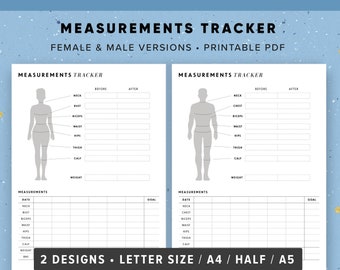 Printable Body Measurement Chart: A Fitness Tracking Must