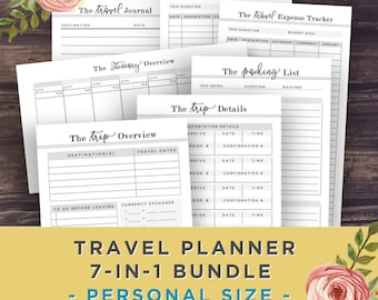 personal inserts college student planner project planner etsy