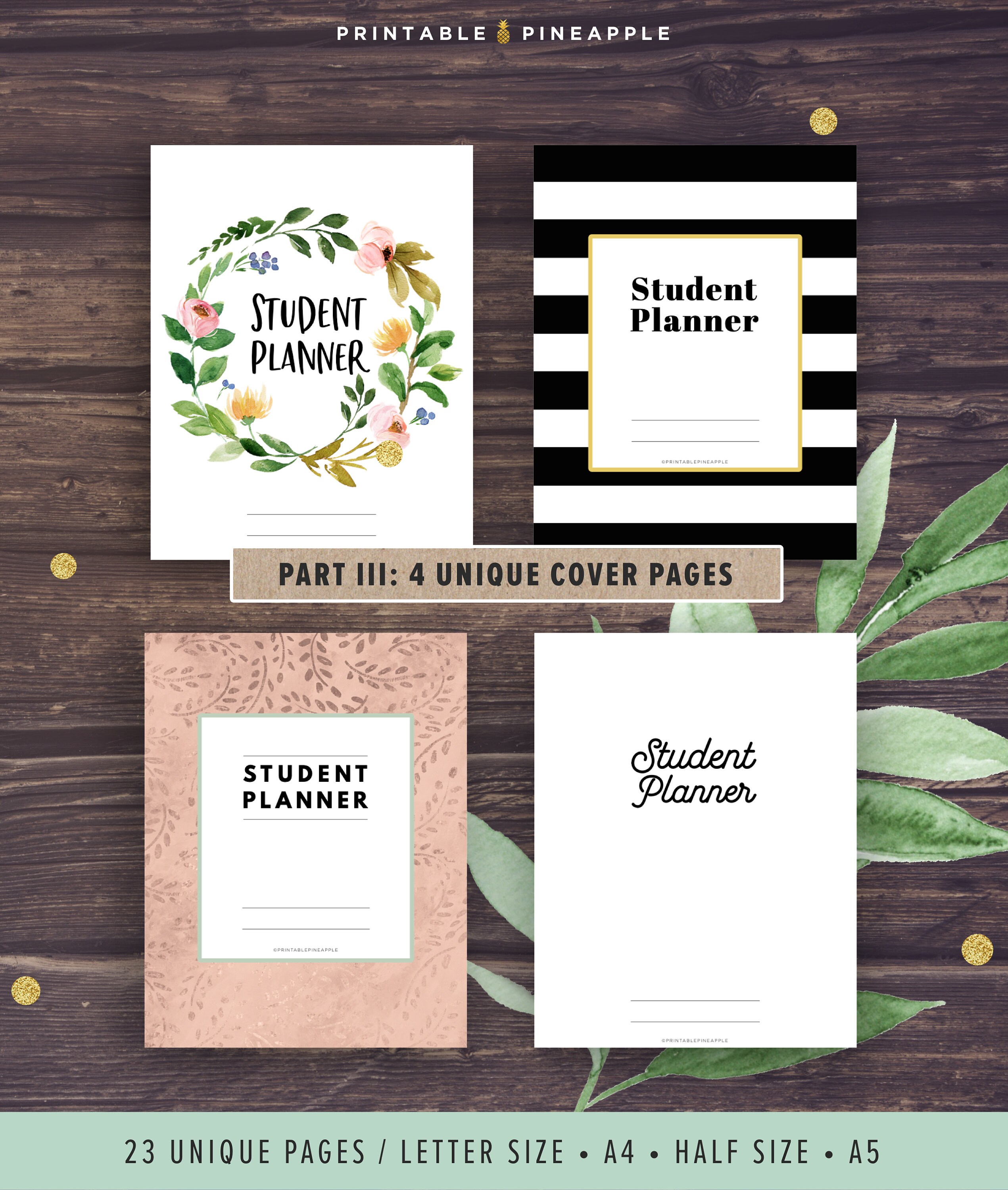 Student Planner Printable, Academic Planner Printable, College Student ...
