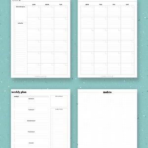 Goal Planner Printable 2021, Goal Digger, Goal Tracker, Goal Board, Goal Setting, Productivity Goals, Filofax A5, Half Size, PDF image 7