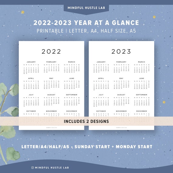 Calendario Anno 2022 Stampabile 2022 2023