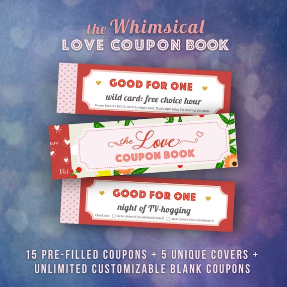 coupon book gift for boyfriend