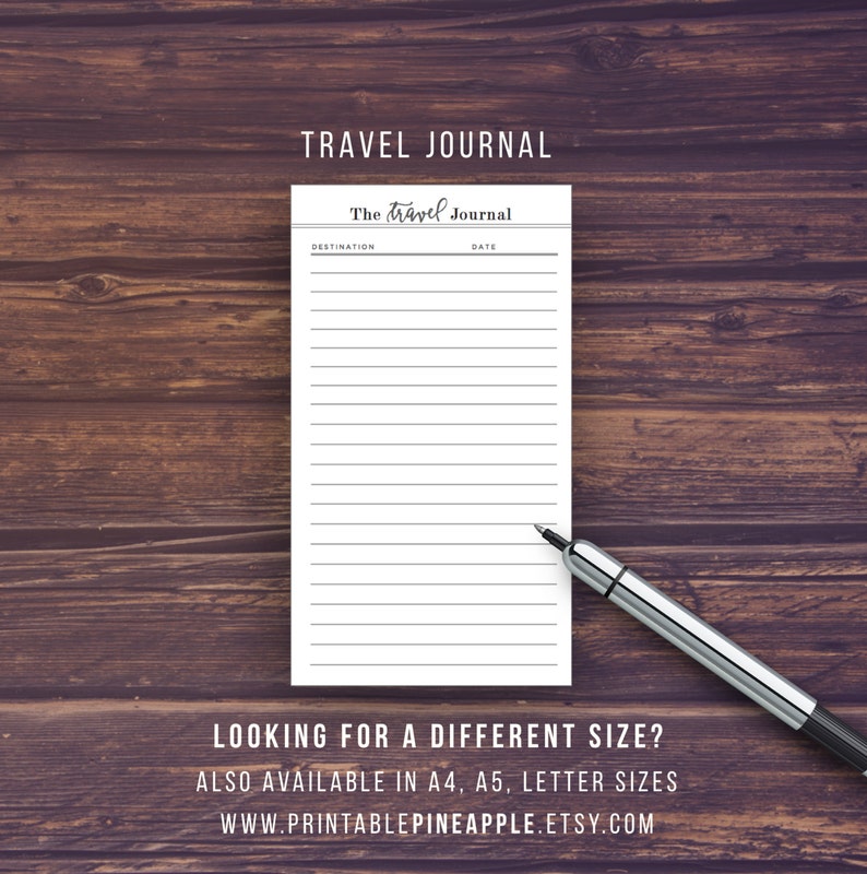 Personal Planner Inserts TRAVEL PLANNER 7in1 Bundle Etsy