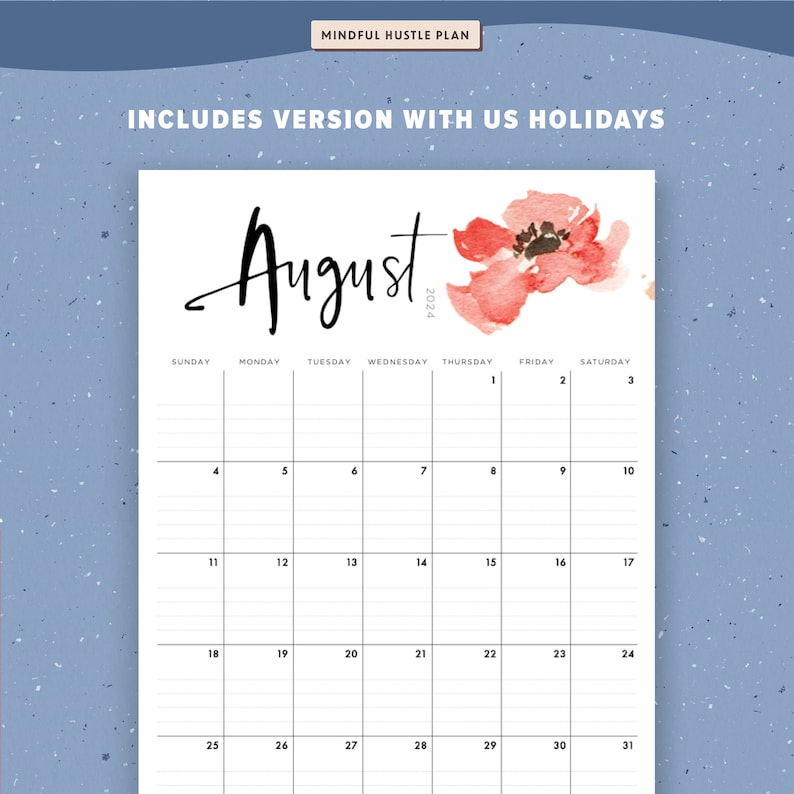 2024 printable calendar with holidays, printable calendar2024 by month, yearly calendar