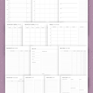 Printable Planner Bundle 5-in-1, Daily Productivity, Finance, Fitness ...
