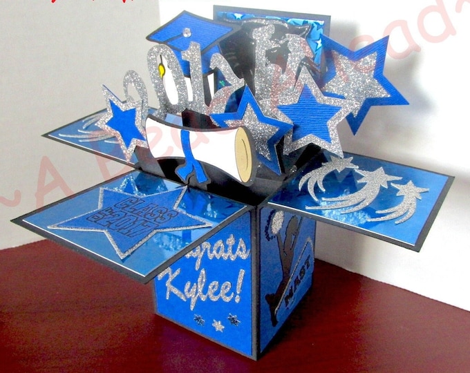 Custom made Graduation Pop up Card, for college and high school grads