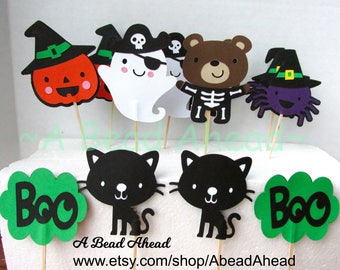 Cute Halloween Cupcake Toppers great for childrens party