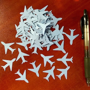 Celebrate with Airplane Confetti: Ideal for Travel-themed Events, Customizable