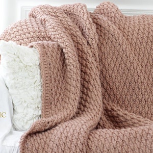 Crochet Throw Blanket Pattern Geneva 607, Home Throw Blanket Pattern, DIY Throw Blanket Instant PDF Pattern Download