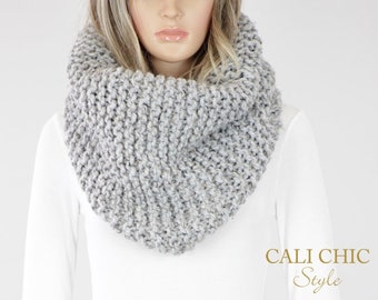 Scarf PATTERN - Kyla Cowl Pattern #813 - Knit Scarf Pattern - Instant Download PDF- Knitting PATTERN - Two Sizes