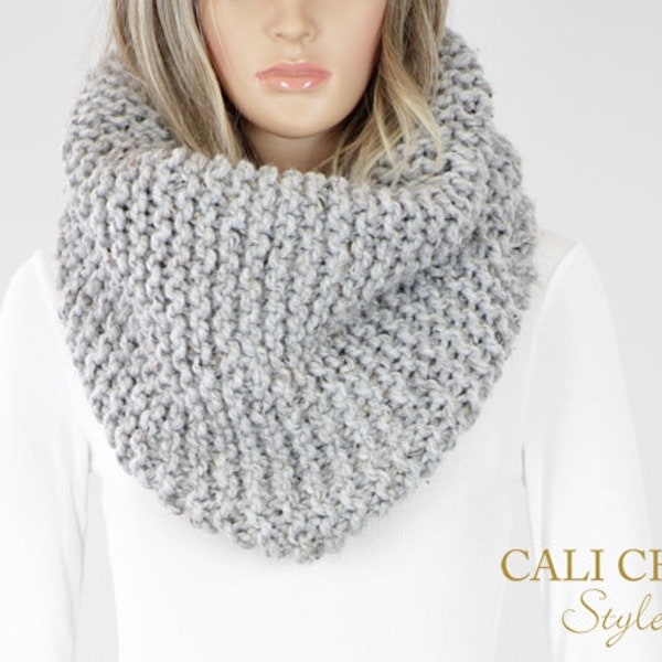 Scarf PATTERN - Kyla Cowl Pattern #813 - Knit Scarf Pattern - Instant Download PDF- Knitting PATTERN - Two Sizes