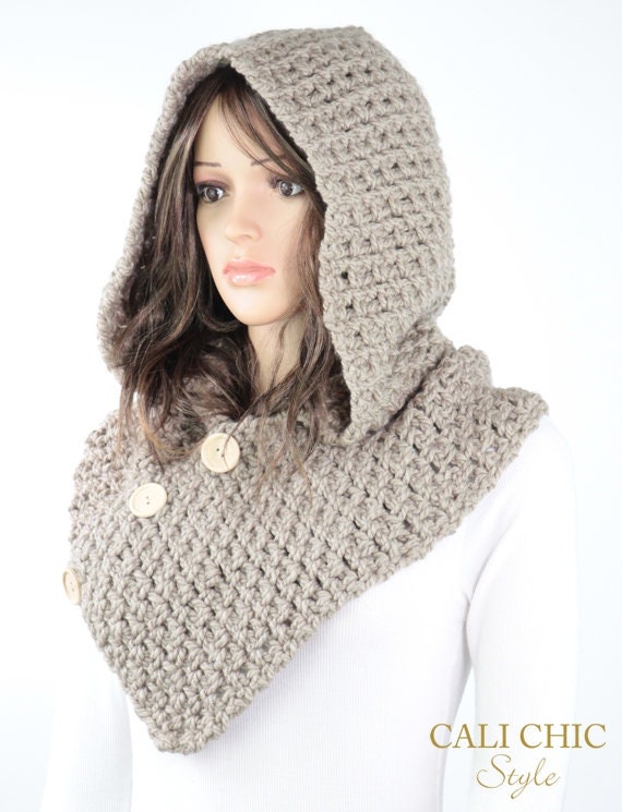 Crochet Hooded Cowl Pattern 809 Amelia Hooded Scarf Pattern - Etsy Canada