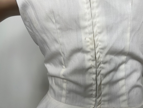 Vintage 1950s silver rick rack costume dress small 250 - Gem