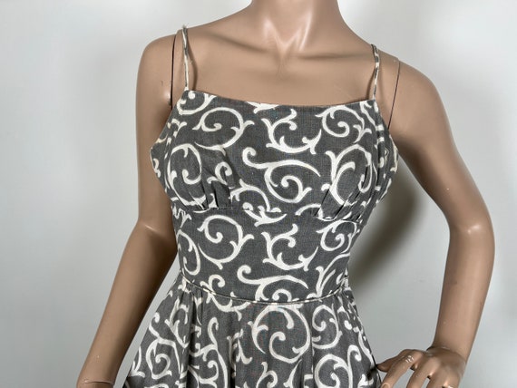 SALE! Vintage 1950s The House of Nine faux corset… - image 8