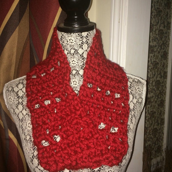 Crochet Mobius Cowl UNISEX - Tampa Spice