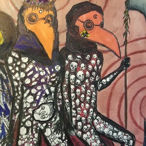 the maiden/the mother/the crone by Kaz G Art Print image 7