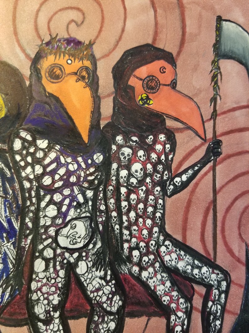 the maiden/the mother/the crone by Kaz G Art Print image 7